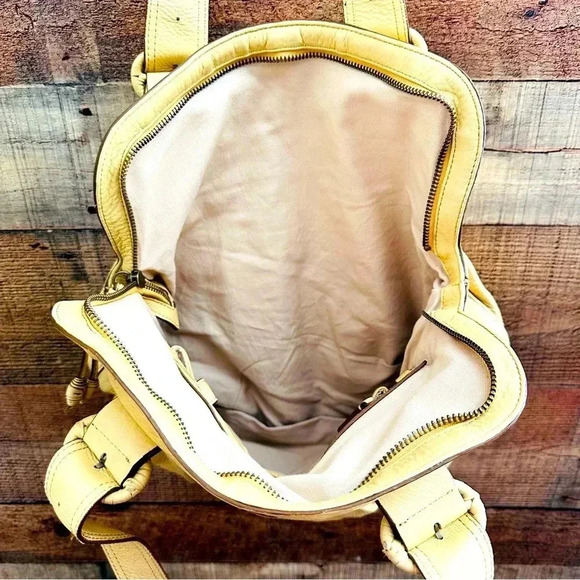 Cole Haan Leather Village Ruched Satchel - Picture 5 of 8